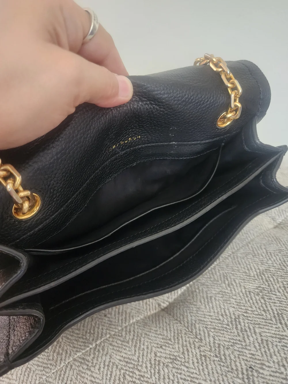 Tory Burch Carson Convertible Leather Crossbody Bag